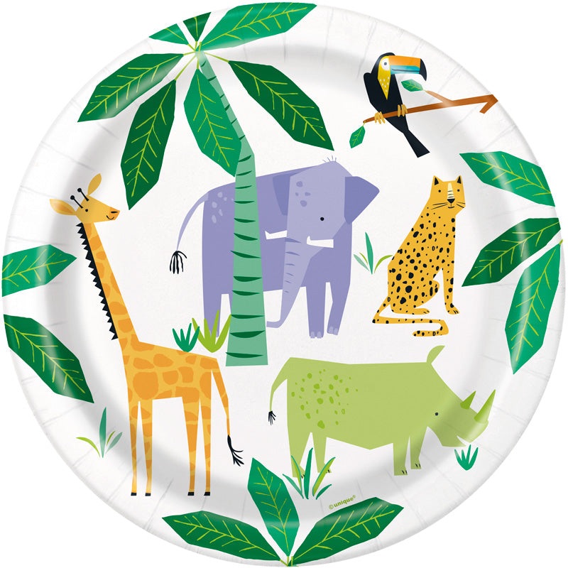 Get Wild Party Plates (Pk8)