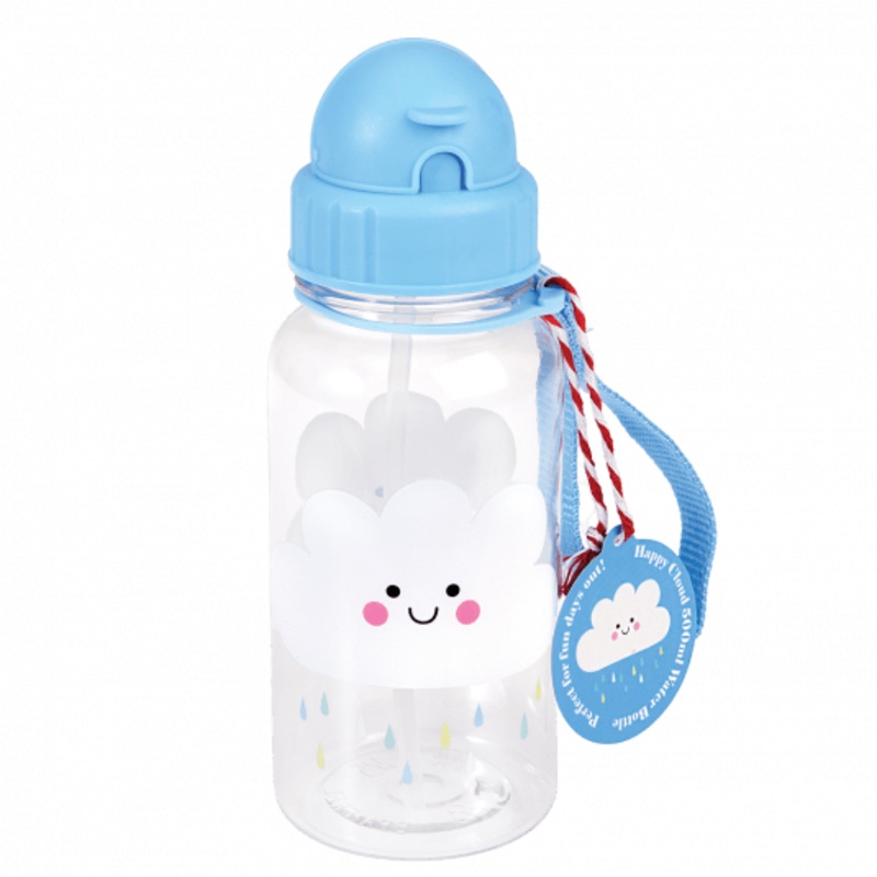 Happy Rain Cloud Water Bottle