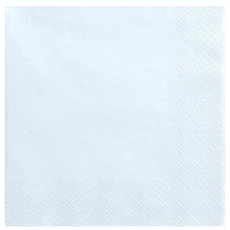 Light Blue Napkins (Pk20)