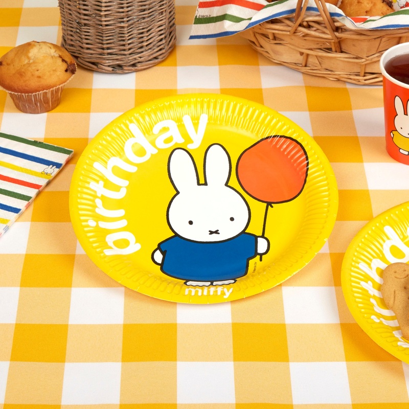 Miffy Birthday Plates (Pk8)