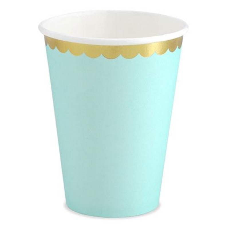 Mint Party Cups (Pk6)