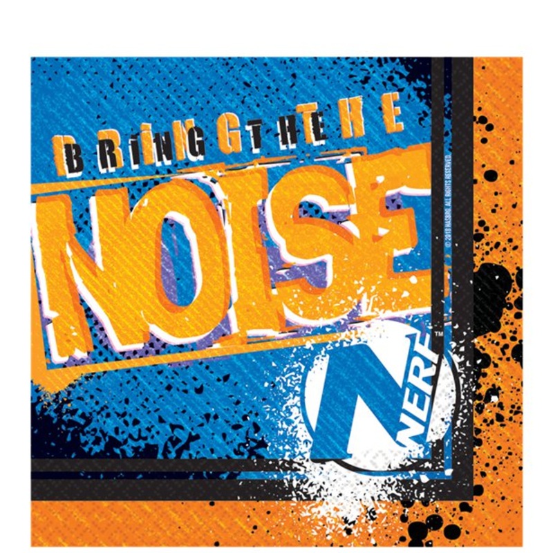Nerf Party Napkins (Pk16)