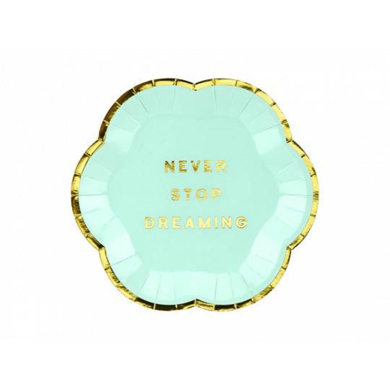 Never Stop Dreaming Small Plates (Pk6)