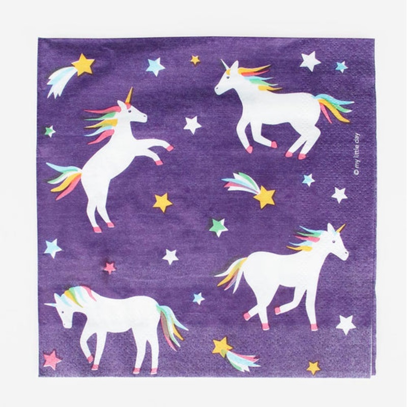 PAPER NAPKINS - UNICORNS