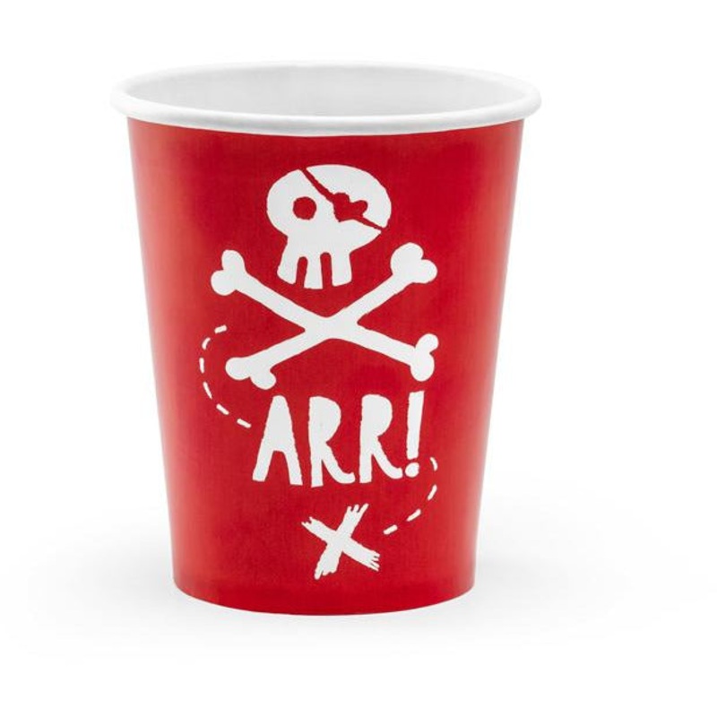 Pirate Party Cups (Pk6)