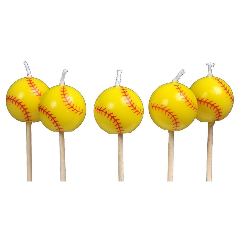 SoftBall Candles 5pk