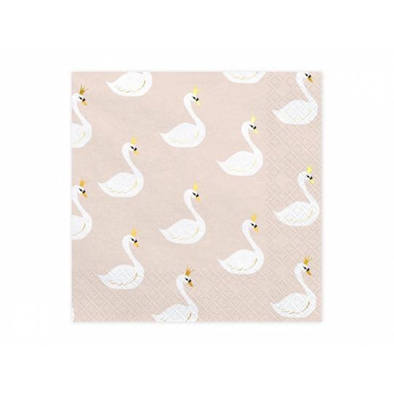 Swan Napkins (Pk20)