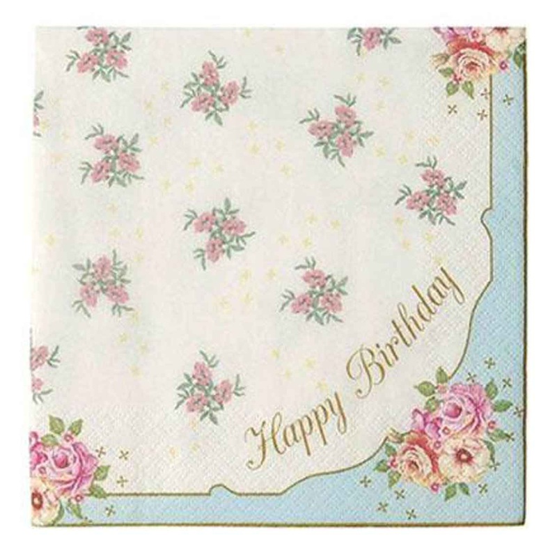 Truly Scrumptious Birthday Napkins (PK20)