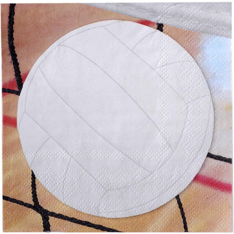 Volleyball Beverage Napkin