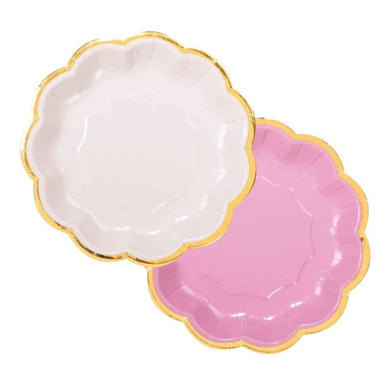 We  Pink Plates Pk 12