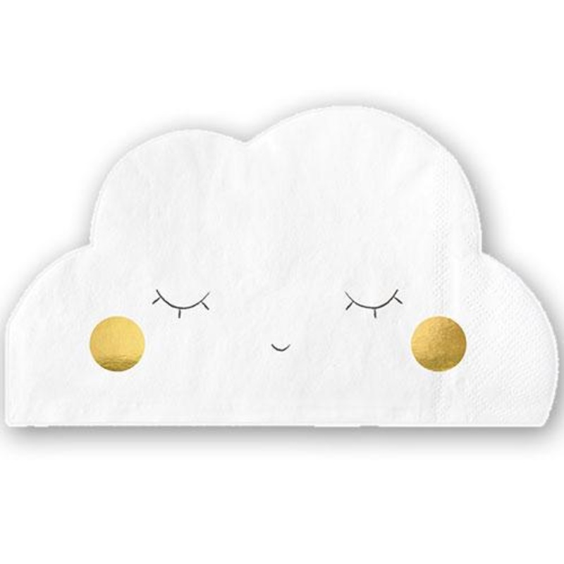 White Cloud Paper Napkins (Pk20)