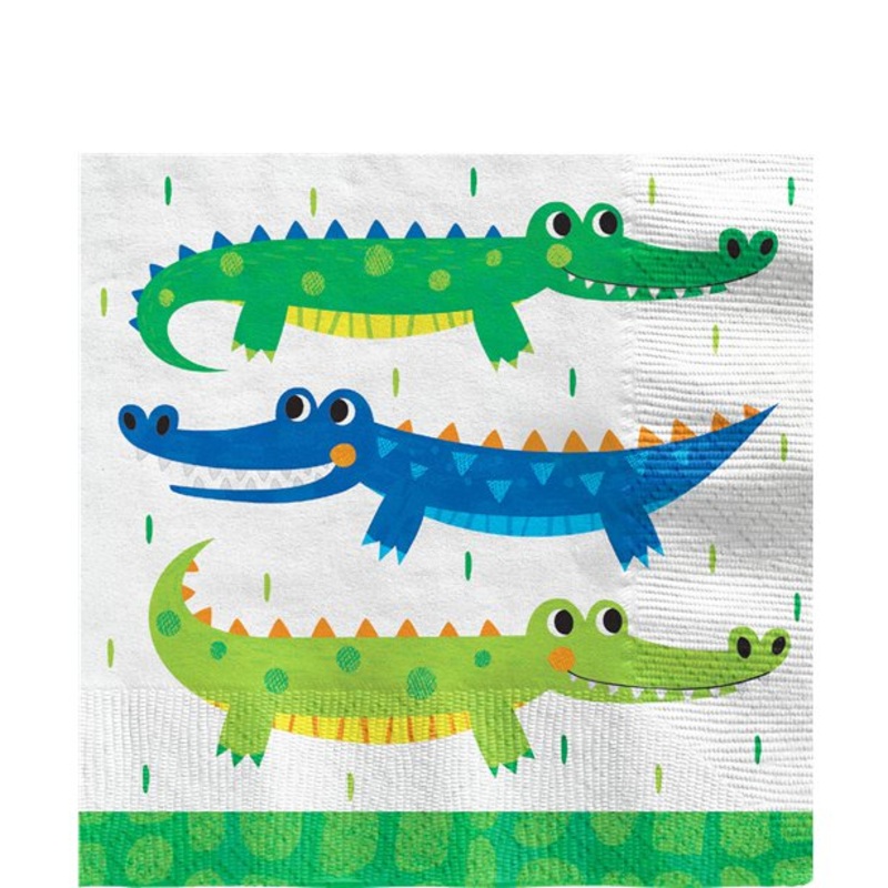 Alligator Napkins (Pk16)
