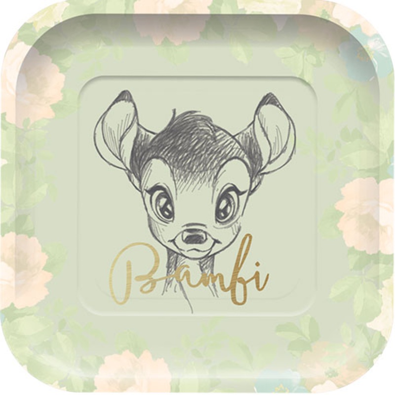 Bambi Cutie Plates Pk 4