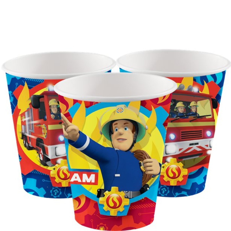 Fireman Sam Paper Cups (Pk8)