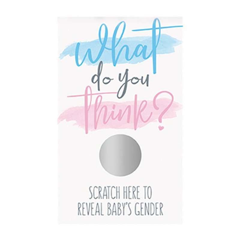 Gender Reveal Scratch Card - Boy