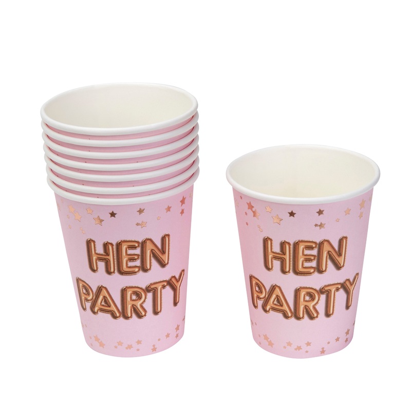 Hen Party Cups (Pk8)