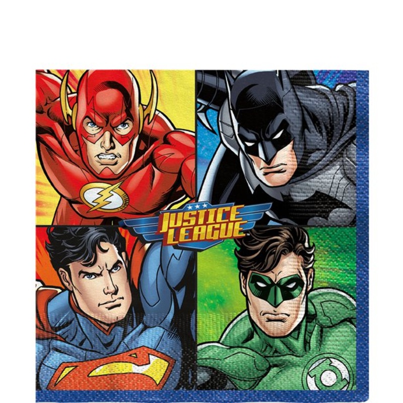 Justice League Napkins (PK16)