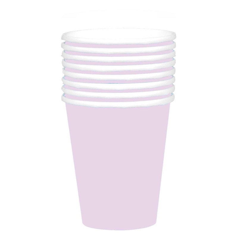 Large Paper Cups 20pk - Lilac