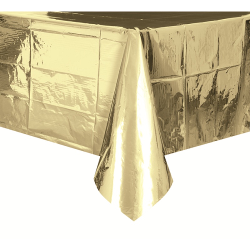 Metallic Gold Party Tablecover
