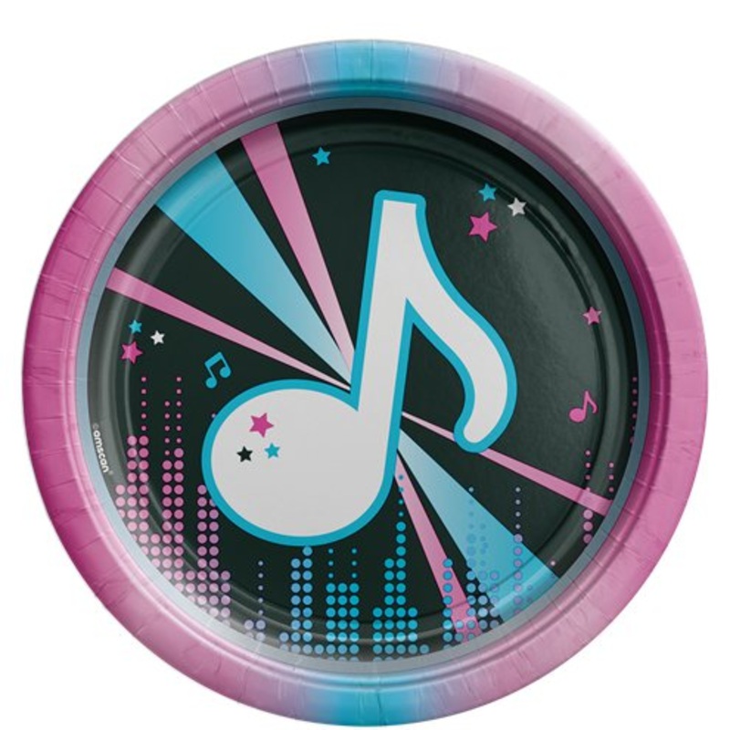 Music Paper Plates (Pk8)