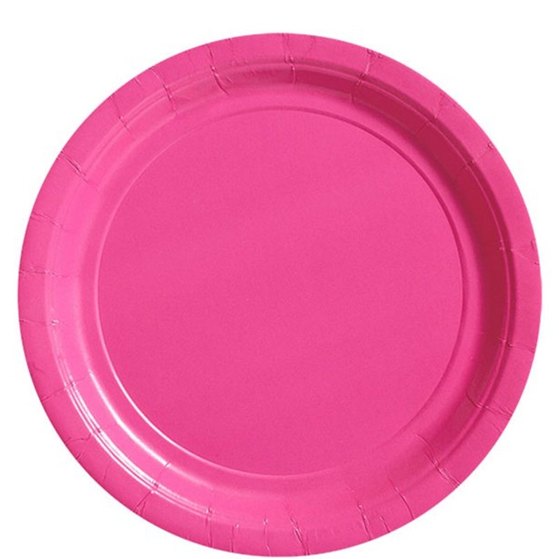 Pink Paper Plates (PK8)