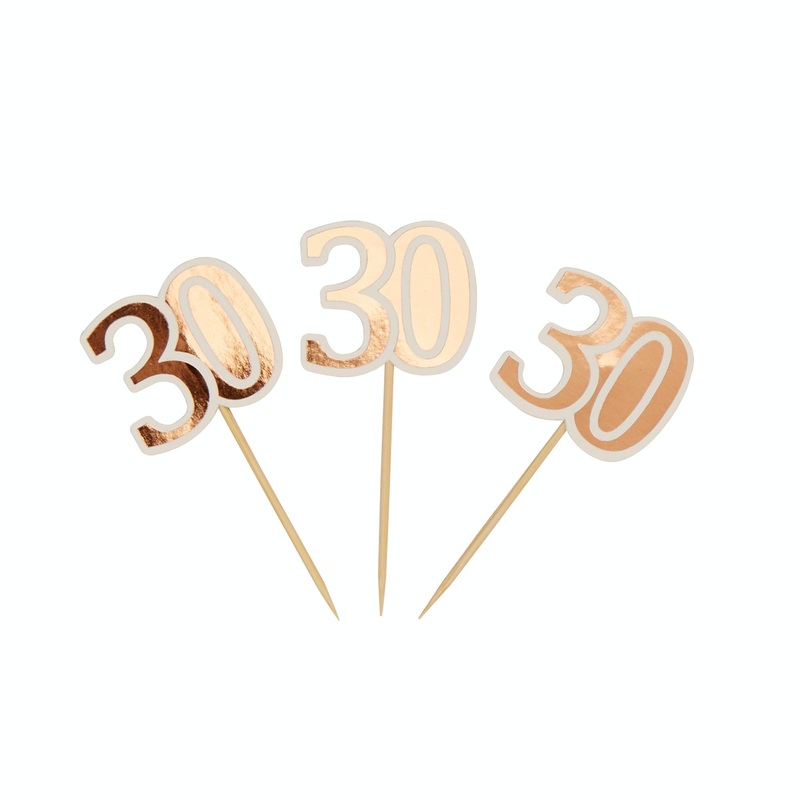 Rose Gold Birthday Picks Age 30