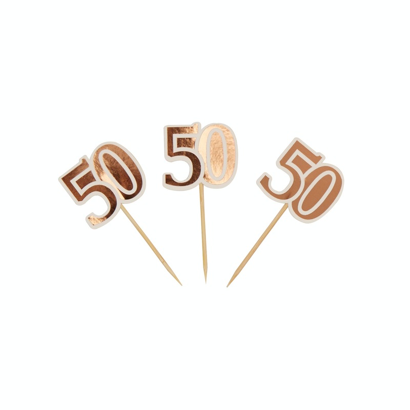Rose Gold Birthday Picks Age 50