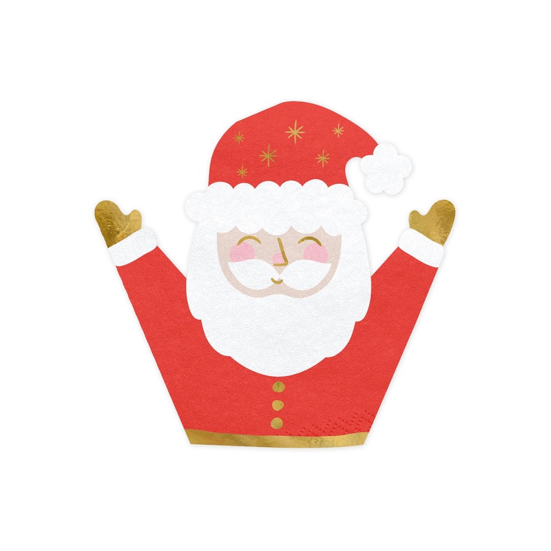 Santa Napkins (PK20)