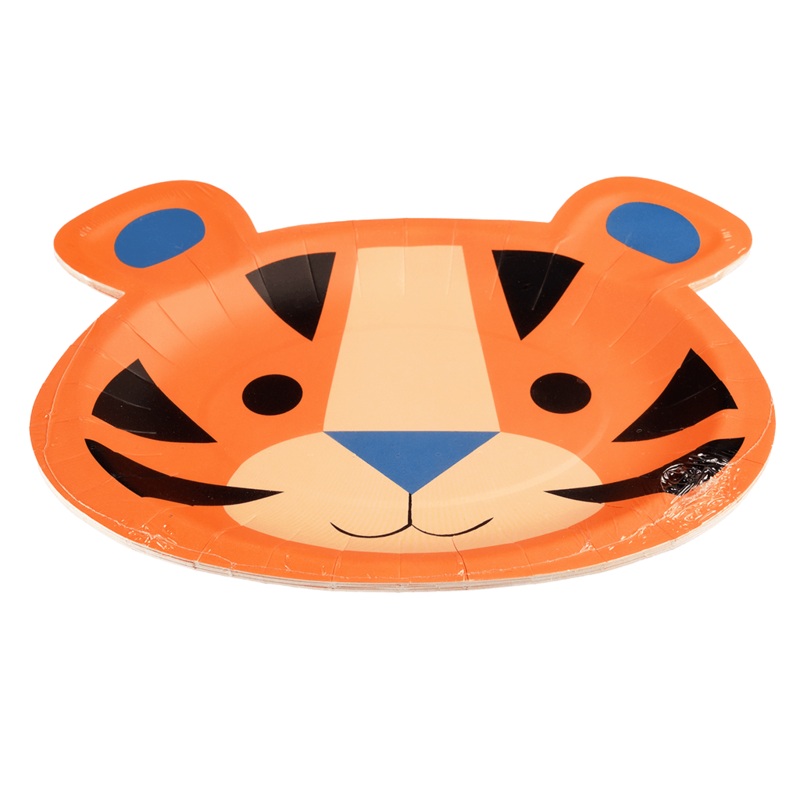 Ziggy The Tiger Plates (PK8)