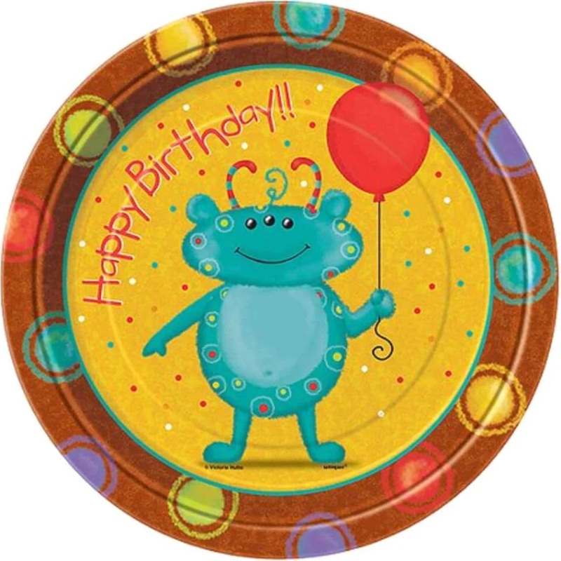 Alien Fun Paper plates - 23cm