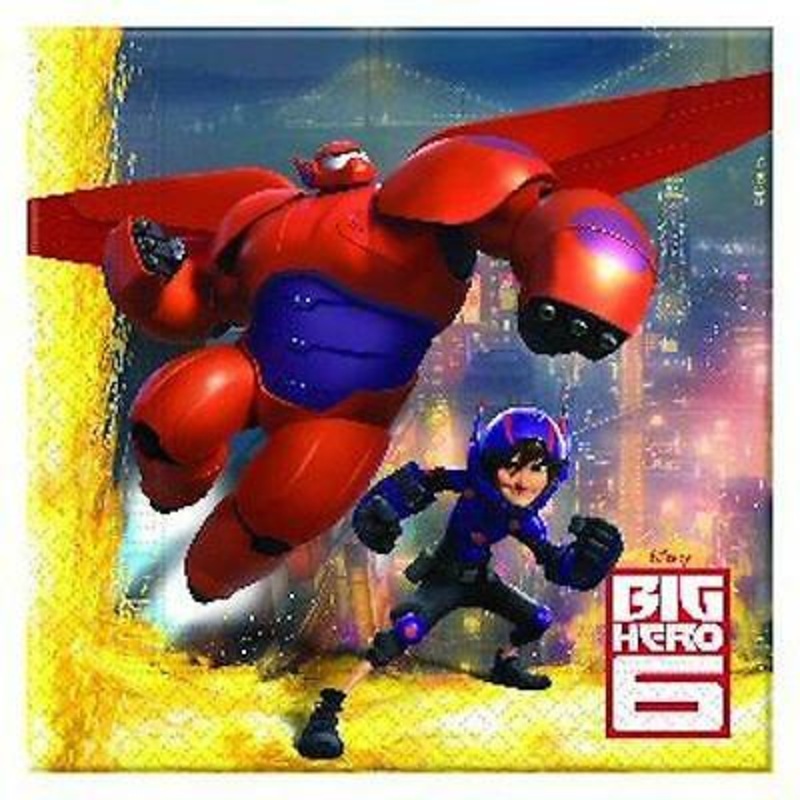 Big Hero 6 Paper Napkins (x20)