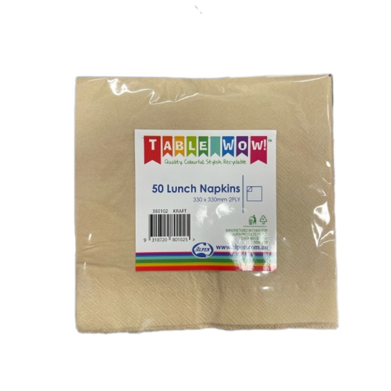 Kraft Lunch Napkins Pack of 50