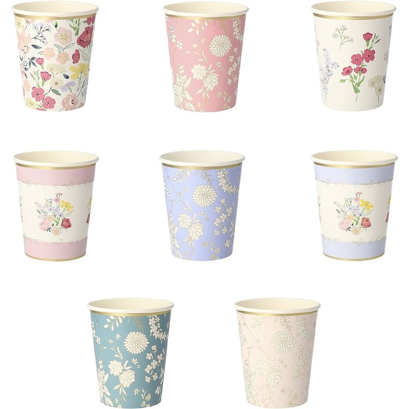 Meri Meri English Garden Party Cups - Set of 8