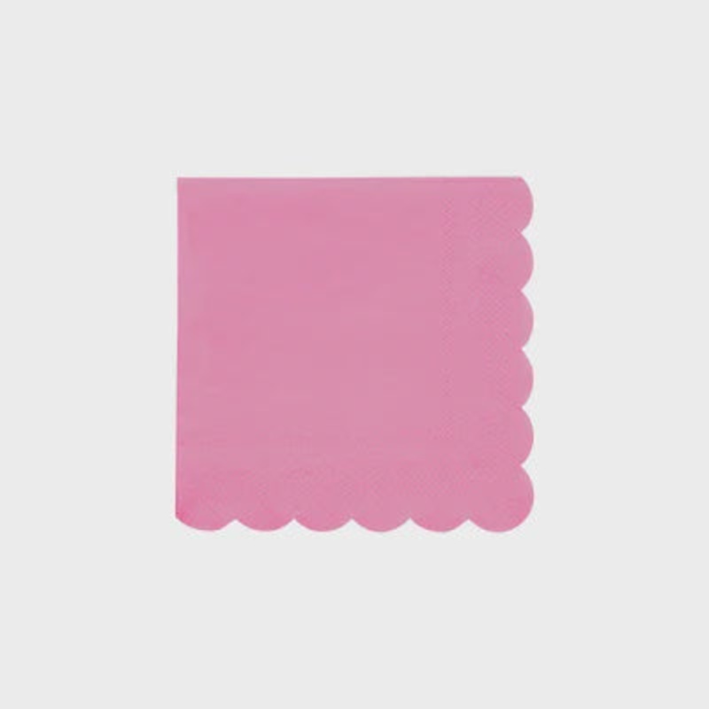 Meri Meri Small Bubblegum Pink Paper Napkins