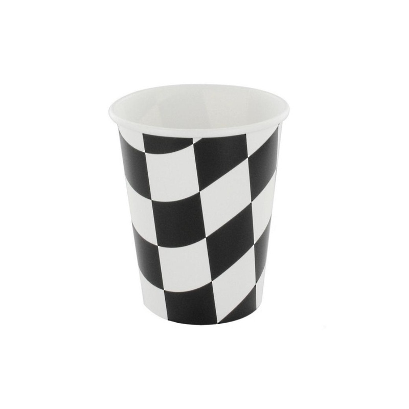 Racing Stripes FSC Paper Cups - 10ct