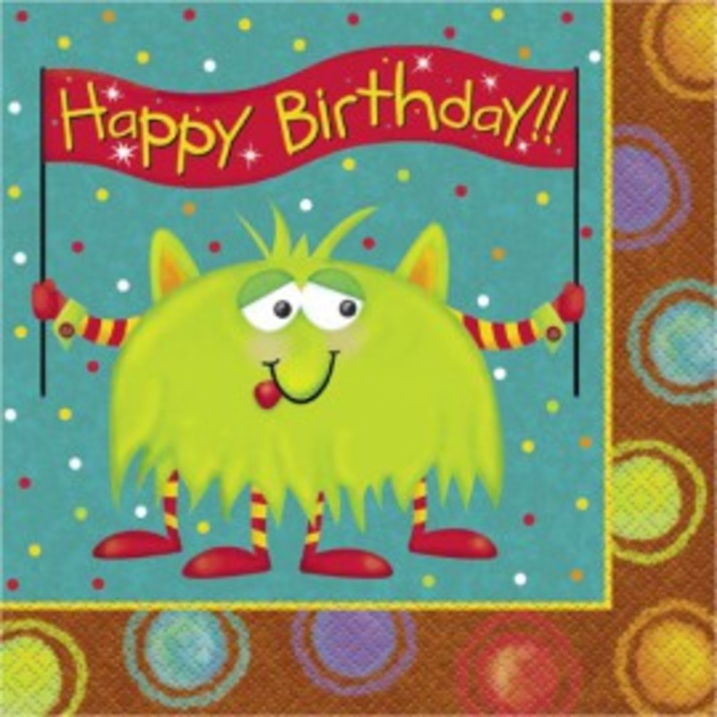 Alien Fun Party Napkins