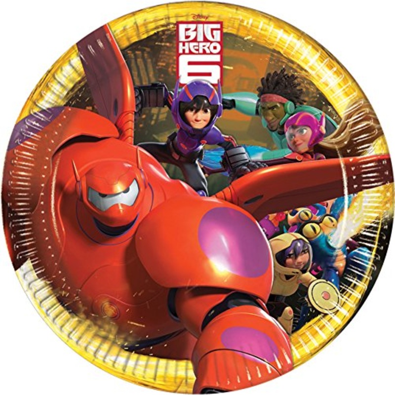 Big Hero 6 Paper Plates (x8 23.5cm)
