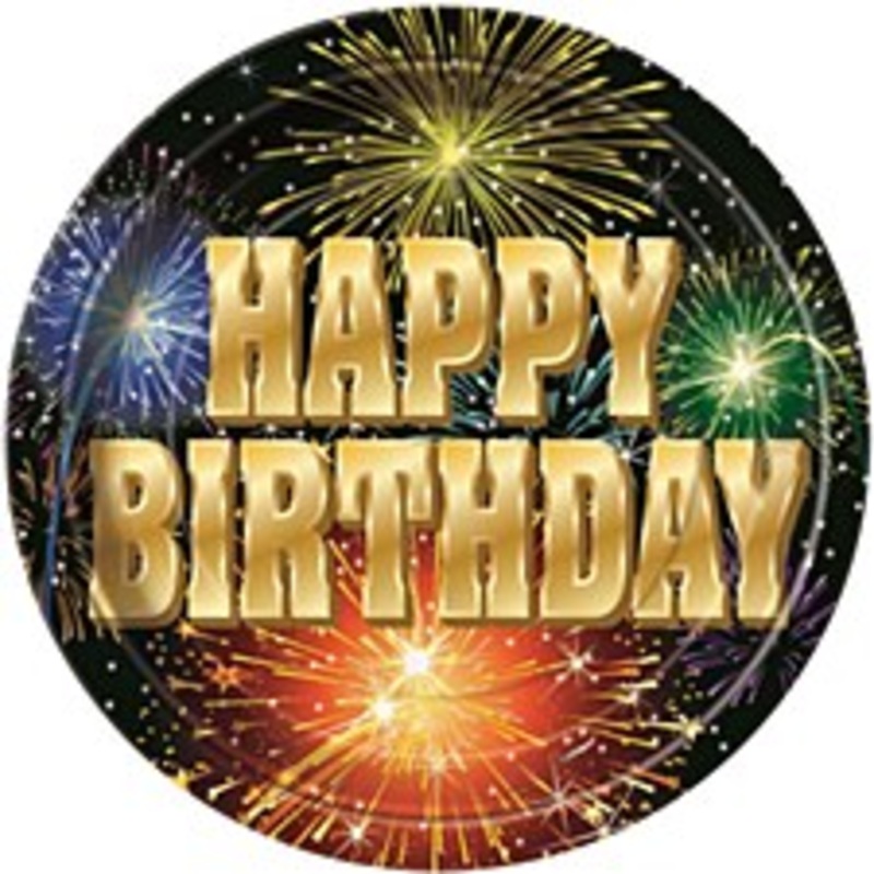 Birthday Burst 9" Dinner Plates