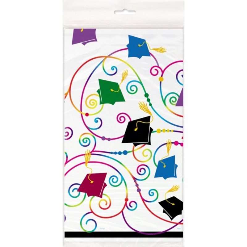 Grad Scroll Plastic Tablecover