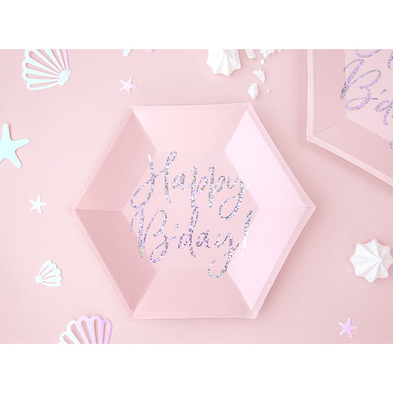 Happy B'day! Plates - 20cm