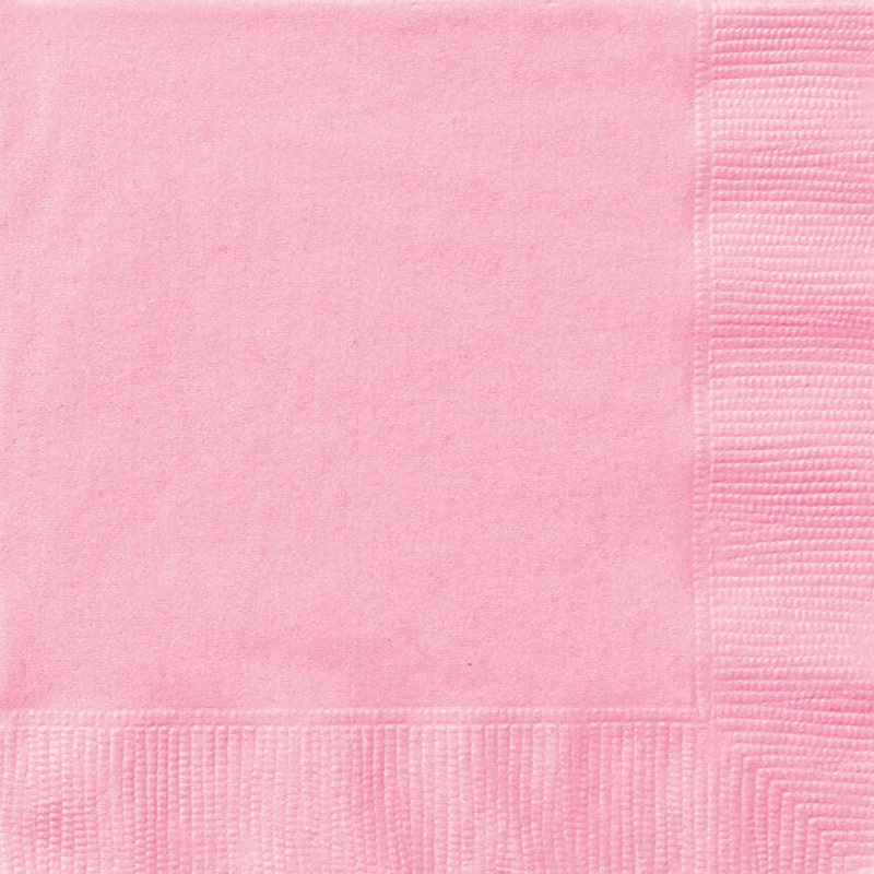 Lovely Pink Solid Luncheon Napkins, 20ct