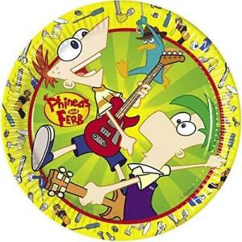 Phineas and Ferb, Dinner Plates (10ct)