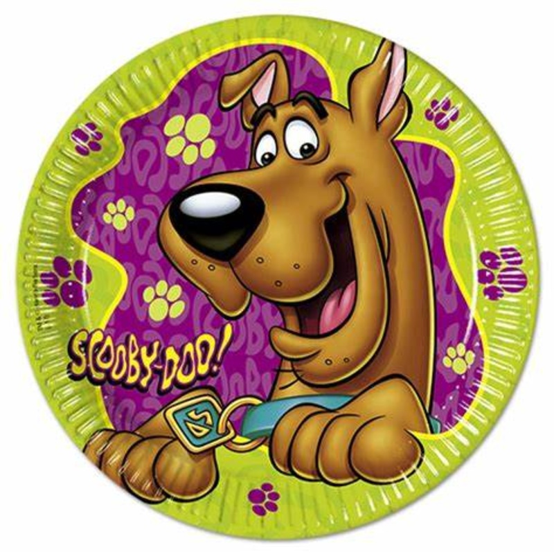 Scooby-Doo Paper Plates (x8)