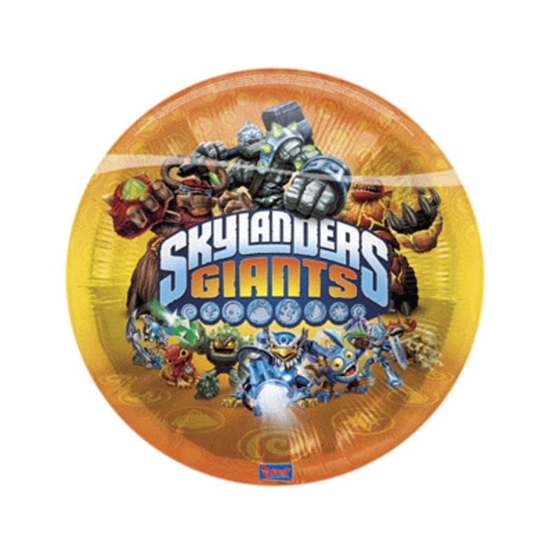 Skylanders Paper Plates (x8)