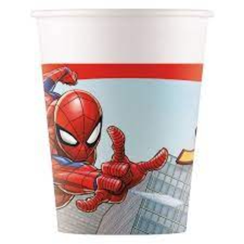 Spider-Man Crime Fighter FSC Paper Cups, 200ml, 8ct