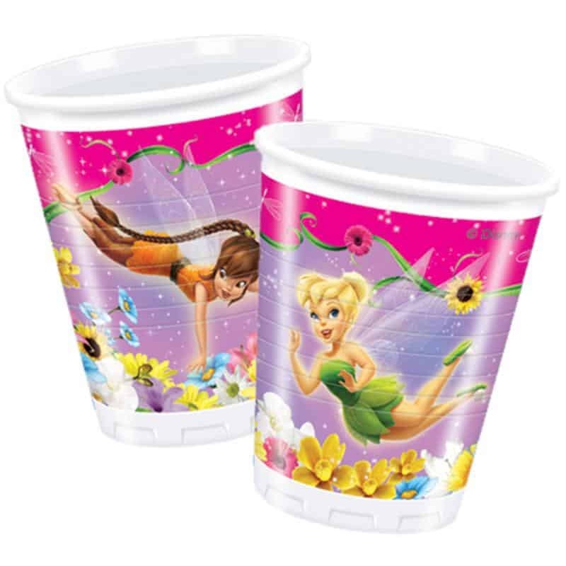 Tinkerbell Plastic Cups (x10)