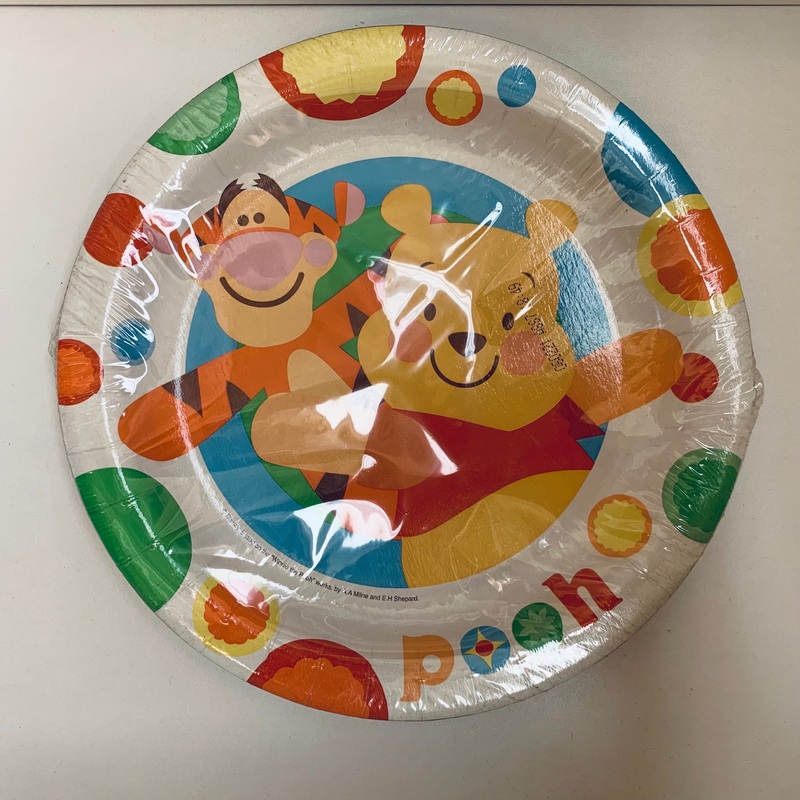 Winnie the Pooh Baby Paper Plates