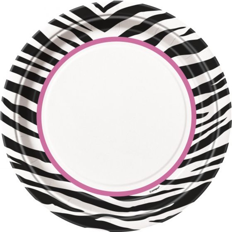 Zebra Passion Dinner Plates (8ct)