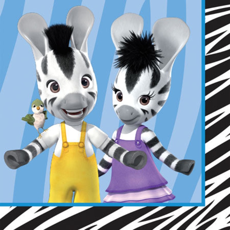 Zou Zebra Paper Napkins (16ct)