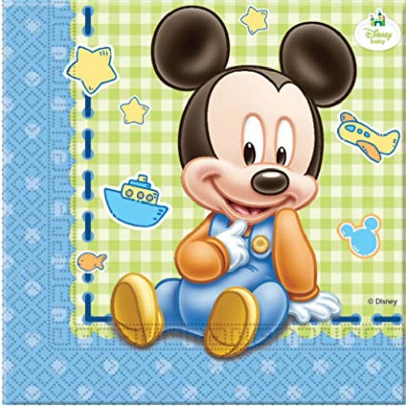 Baby Mickey Paper Napkins (20ct)
